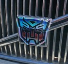Transformers Autobots Vinyl Holographic Car Decal Sticker Worldwide      Shipping 