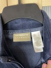 Vtg Liz Claiborne Womens Velour Tracksuit Sz L Blue Jacket Pants 90s Y2k Sporty
