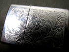 1994  Zippo Windproof Lighter Venetian Floral Design High Polish Chrome