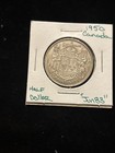 1950 Canada 50 Cents Canadian Silver Half Dollar    jun83    50c Circulated