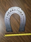 Tequila Herradura Horseshoe-shaped Metal Sign - Original 100  Agave