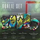 Franklin Sports Nhl Youth Knee Hockey Goalie Pads Helmet Set - Kids Knee Mini