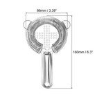 Cocktail Strainer  1pcs Stainless Steel Bar Strainer For Drinks  silver  160mm 