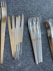 Arne Jacobsen By Georg Jensen Stainless Steel Flatware Set  40 Pc  Used