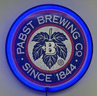 Pabst Brewing Company Since 1844 - Pbr Blue Ribbon Led Neon Style Bar Light Sign
