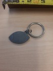 Vintage Pewter Football Key Chain 70s 80s 