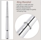 Artilife Ring Sizer Measuring Tool Steel Mandrel For Ring Making Straightening