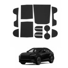 Door Slot Mats For 2026 Toyota Bz Accessories 2026  Toyota Bz black Trims