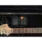 Squier Stratocaster Electric Guitar Black Fender Gig Bag Cable Pick
