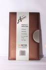 Vintage Telephone   Address Book Brown Faux Leather Better Office