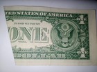  1 Federal Reserve Note    major Printed Foldover Error    1969-d Unc