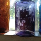 Beautiful Amethyst 1880s Adolph Spiehler Perfume Rochester ny W original Stopper
