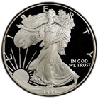 1994 Proof American Silver Eagle Pcgs Pr69 Dcam W ogp Flawless Intense Contrast