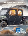 Kemimoto Cab Enclosure Doors For Can-am Defender Max Hd 7 8 9 10 Framed Door Kit