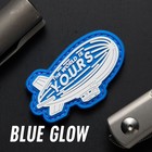 Notorious Edc Rare Collectible Blue Glow In The Dark Blimp Patch 2    1 25 Pvc Re