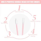 500 Count Individually Wrapped Cotton Swabs  Travel Cotton Swabs  Cotton Stic   