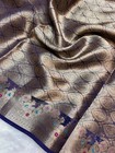 Banarasi Pure Tissue Silk Saree  Wedding Wear  Fastival Saree With Blouse