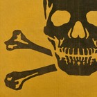 Custom Vintage Cotton Signal Flag Cloth Nautical Poison Pirate Skull Jolly Roger