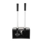 2-in-1 Toilet Brush And Plunger Set In Stainless Steel