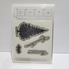 Special Season Stampin Up Stamps 4 Piece Set 131769 Tree Christmas Greetings 