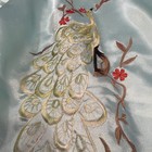 Vintage Asian Chinese Vietnamese Embroidered Peacock Kimono Robe Mcm Rare