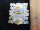 Magnificent Czech Vintage Style Glass Rhinestone Button      Multicolors