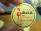 Pure Milk Guarding Your Health 2 Milk Bottle Caps  picture Of Guard 