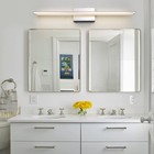Brivolart Led Modern Bathroom Vanity Light Fixtures 24w Dimmable 5cct Led