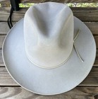 Vintage 50s Stetson    sandhiller     7 1 8 Western Hat Very Rare   Gray-ish  