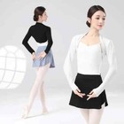 Woman Ballet Tops Ballet Jacket Coat Dance Cardigans Long Sleeve Dance Top