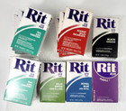 13 Rit Powder Dye Boxes 1-1 8 Oz Fabric All Purpose Concentrated Various Colors
