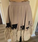 Vintage Handmade Square Dance Skirt W Horse wagons Sz Med