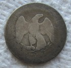 1875-s Silver 20 Cent Piece Rare Key Date Type Coin Twenty Cent Piece Cleaned