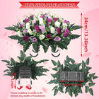 Lodou Cemetery Flowers For Grave headstone Flower Saddle flowers For Cemetery Gr