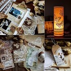 40 Pcs Vintage Lace Scrapbook Paper Ephemera For Junk Journal Crafts 