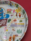 Vintage 1957 Schlitz Brewing Company Schlitzerland Beer Metal Serving Tray 12 