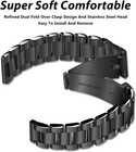 20 22mm Replacement Universal Watch Band Stainless Steel Strap Metal Wristband
