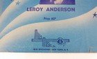 Vintage Sheet Music For Blue Tango Piano Solo By Leroy Anderson 1951 Mills Music