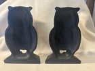 Vintage Pair Cast Iron Bookends  Doorstop  Owls Emig 1546 