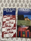 Vintage Lot Of Misc  Minolta Camera Instruction Manual Owner s Guide Pamphlets