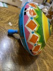 Rare Vintage Ohio Art 10 Little Indians Tin Litho Metal Toy Spinning Top Works