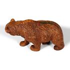 Yellowstone National Park Souvenir Grizzly Bear Figurine Vintage 5 3 8  Long