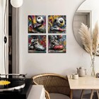 Soccer Wall Art Boys Room Decor Vintage Graffiti Framed Canvas Prints Artwork