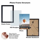 Jcjmy 5 5x8 5 Picture Frame Black For Wall Hanging Or Inch  