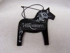 Grannas Sweden V  lkommen Welcome Black Dala Horse Sign