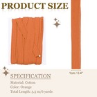 3 8  6yard Piping Trim Bias Tape Cotton Folding Binding Tape Cord  Orange