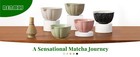 Matcha Whisk Set 7 Pcs Ceramic Matcha Kit Includes Matcha Bowl With Spout 