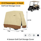 420d Heavy Duty Waterproof 4 Passenger Golf Cart Cover For Club Car Ezgo Yamaha