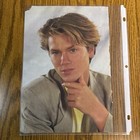 Kirk Cameron   River Phoenix  backside full Page Pinup Vtg 80s Teen Mag 8 x10 8 