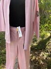 St  John Sport Women s Pant Suit Set Light Pink 2 Pc Size S Jacket Size 12 Pants
